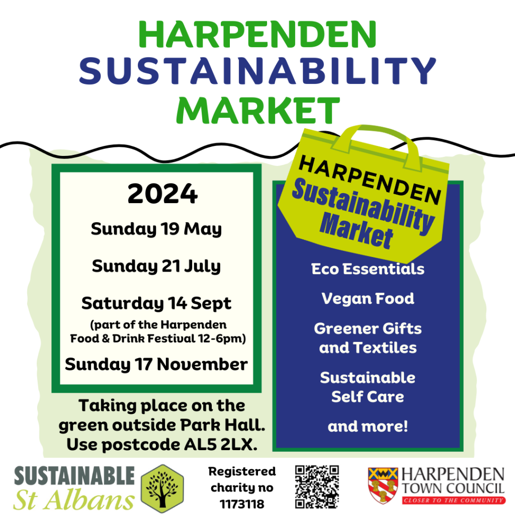Harpenden Sustainability Market Poster