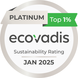 Ecovardis platinum achievement badge