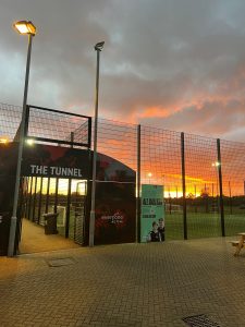 Photo of Cotlandswick pitches at sunset
