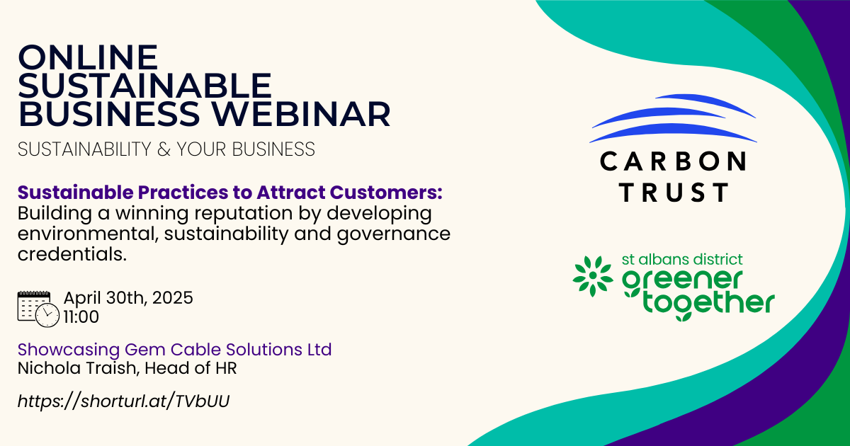 Sustainable Practices to Attract Customers: Building a winning reputation by developing environmental, sustainability and governance credentials.